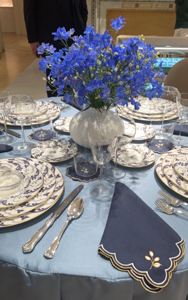 A properly laid table at Elegance Academy